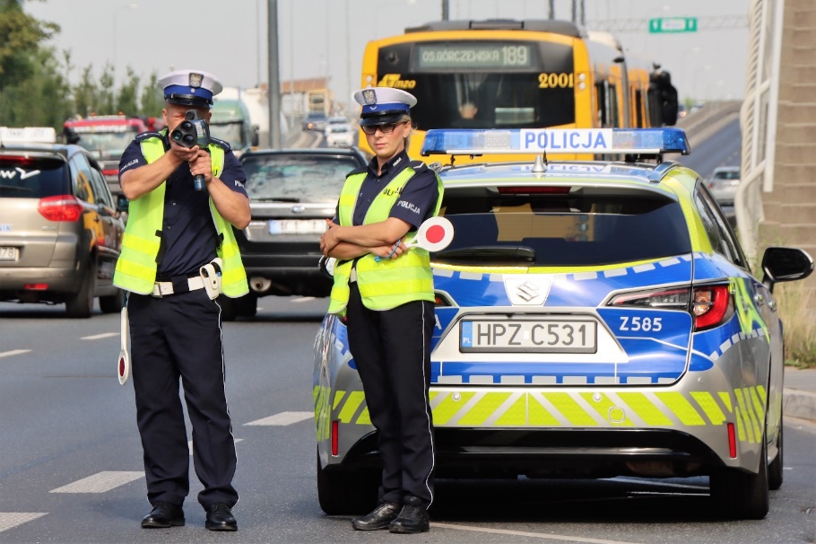 Policja prowadzi działania pod kryptonimem „Prędkość”.