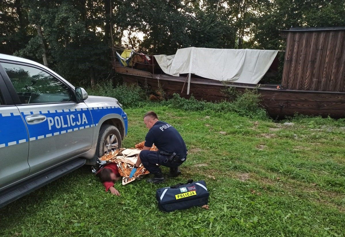 Policjanci uratowali życie 31-latka w Solinie