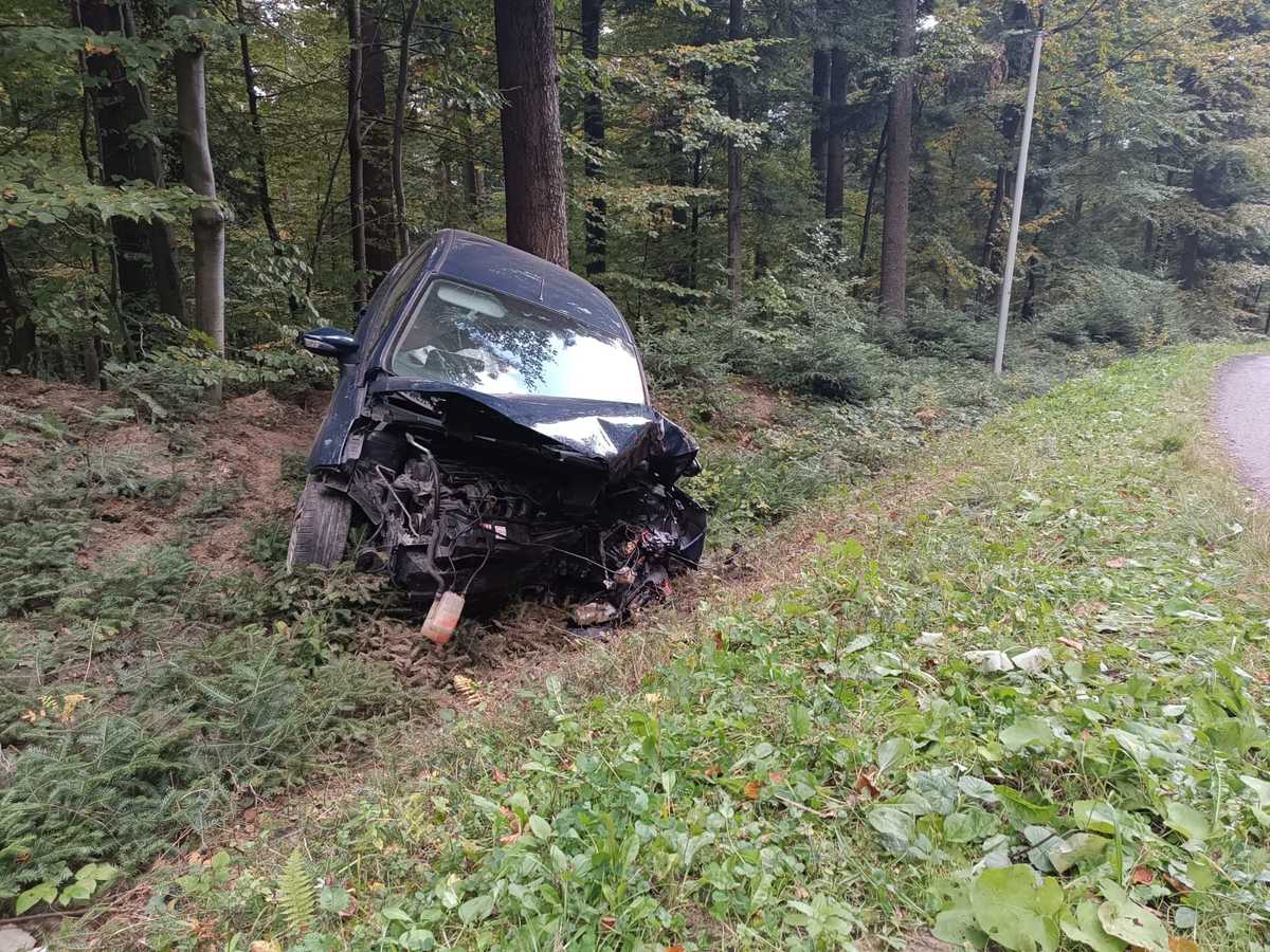 Poważny wypadek w Izdebkach.