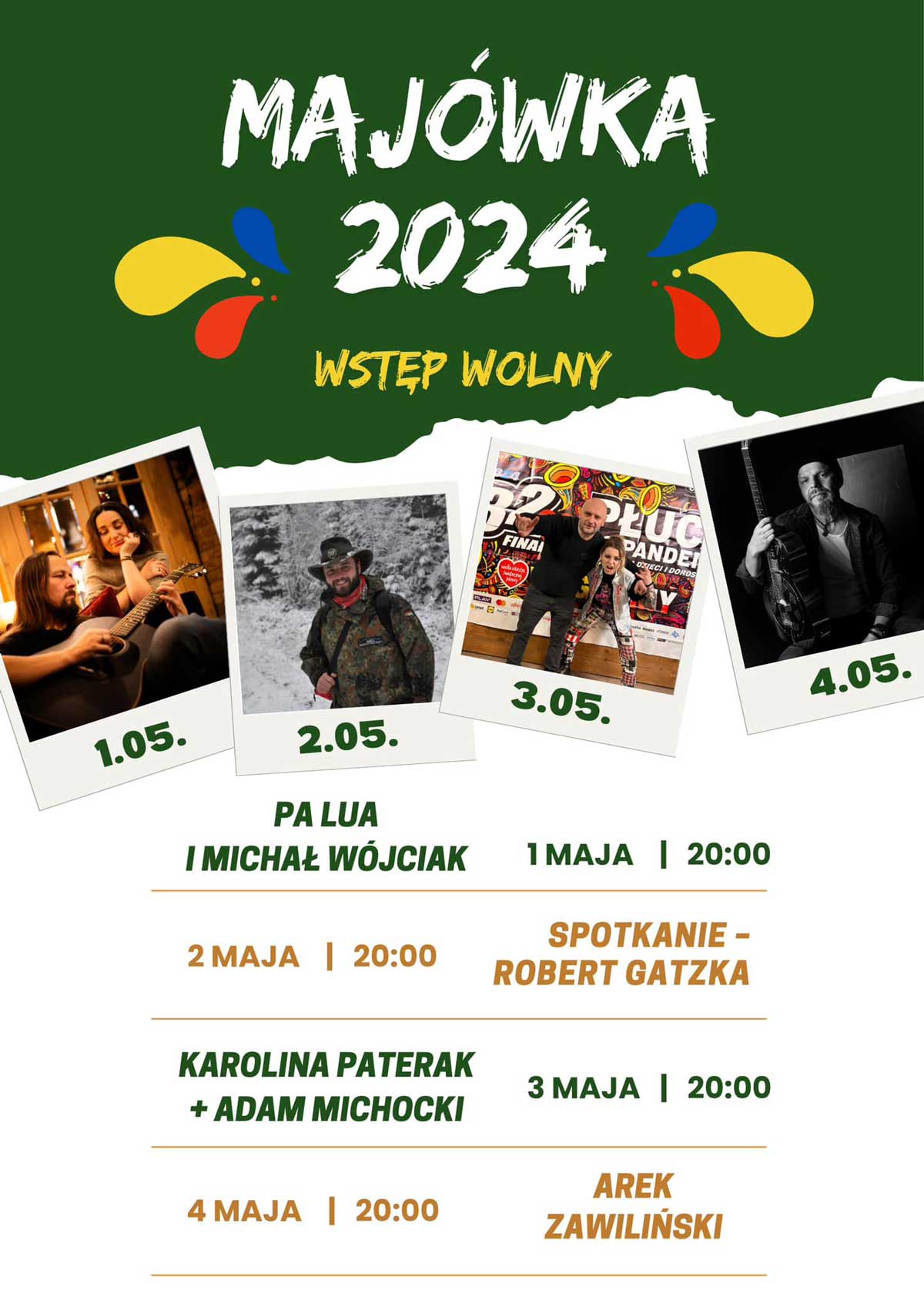 Majówka 2024: Koncerty pod Gwieździstym Niebem Bieszczad