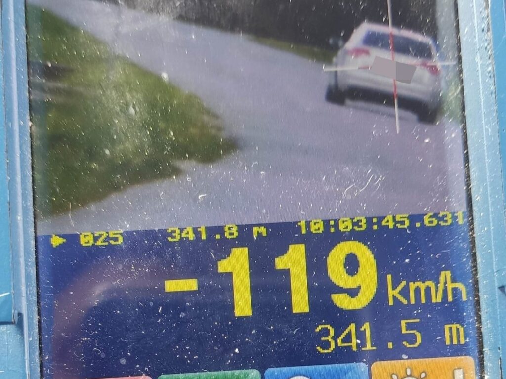 Akcja „Prędkość” na drogach Jasła: Policja skutecznie egzekwuje przestrzeganie ograniczeń