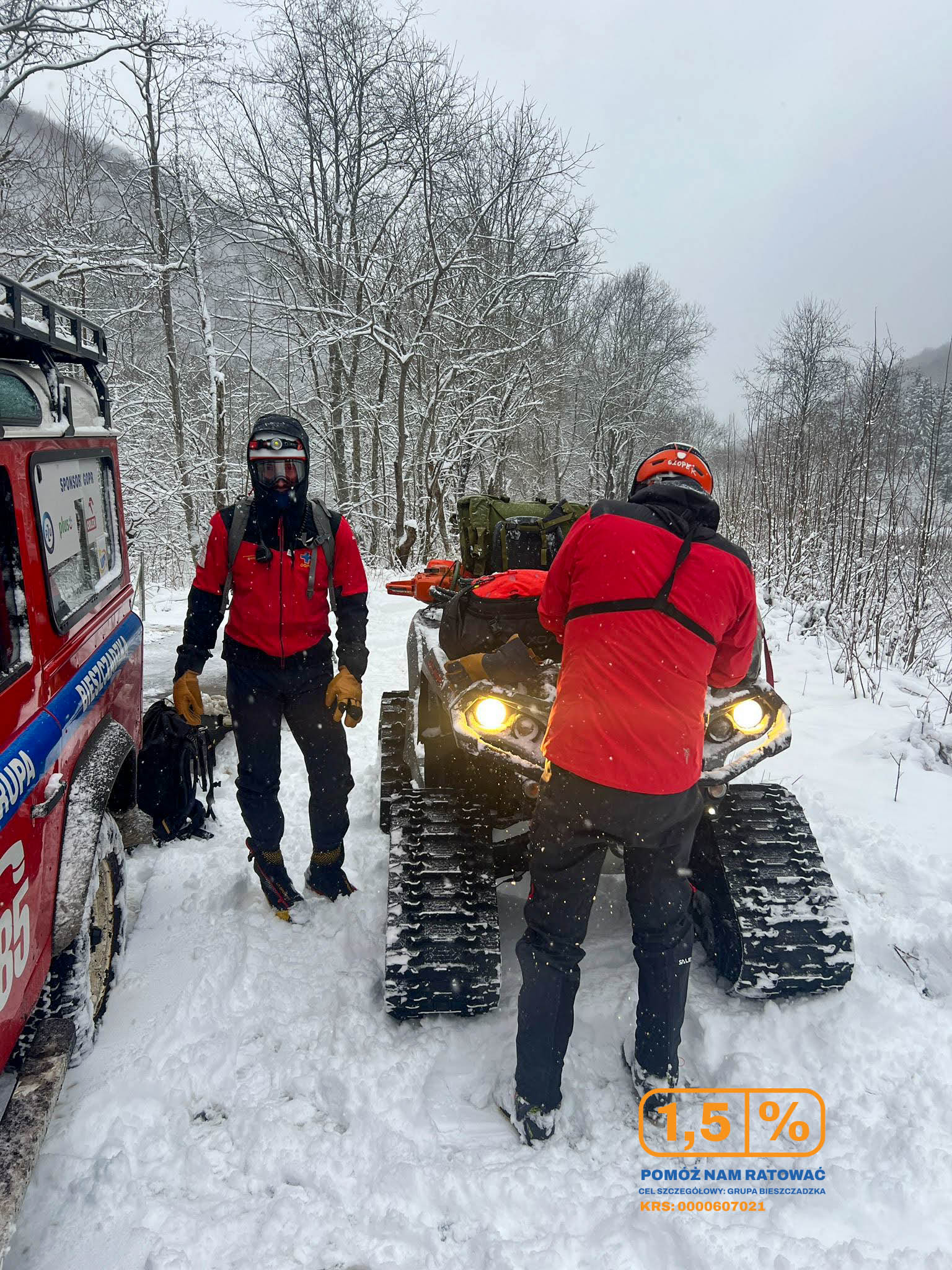 Bieszczady w styczniu 2025 roku – spokojny początek z ważnymi interwencjami GOPR