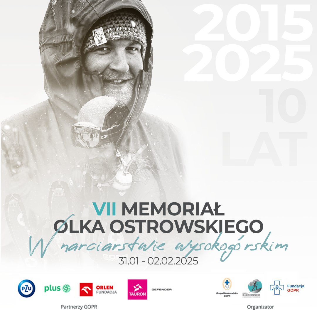 VII Memoriał Olka Ostrowskiego w Bieszczadach – Uczczenie Pamięci Ratownika i Skialpinisty
